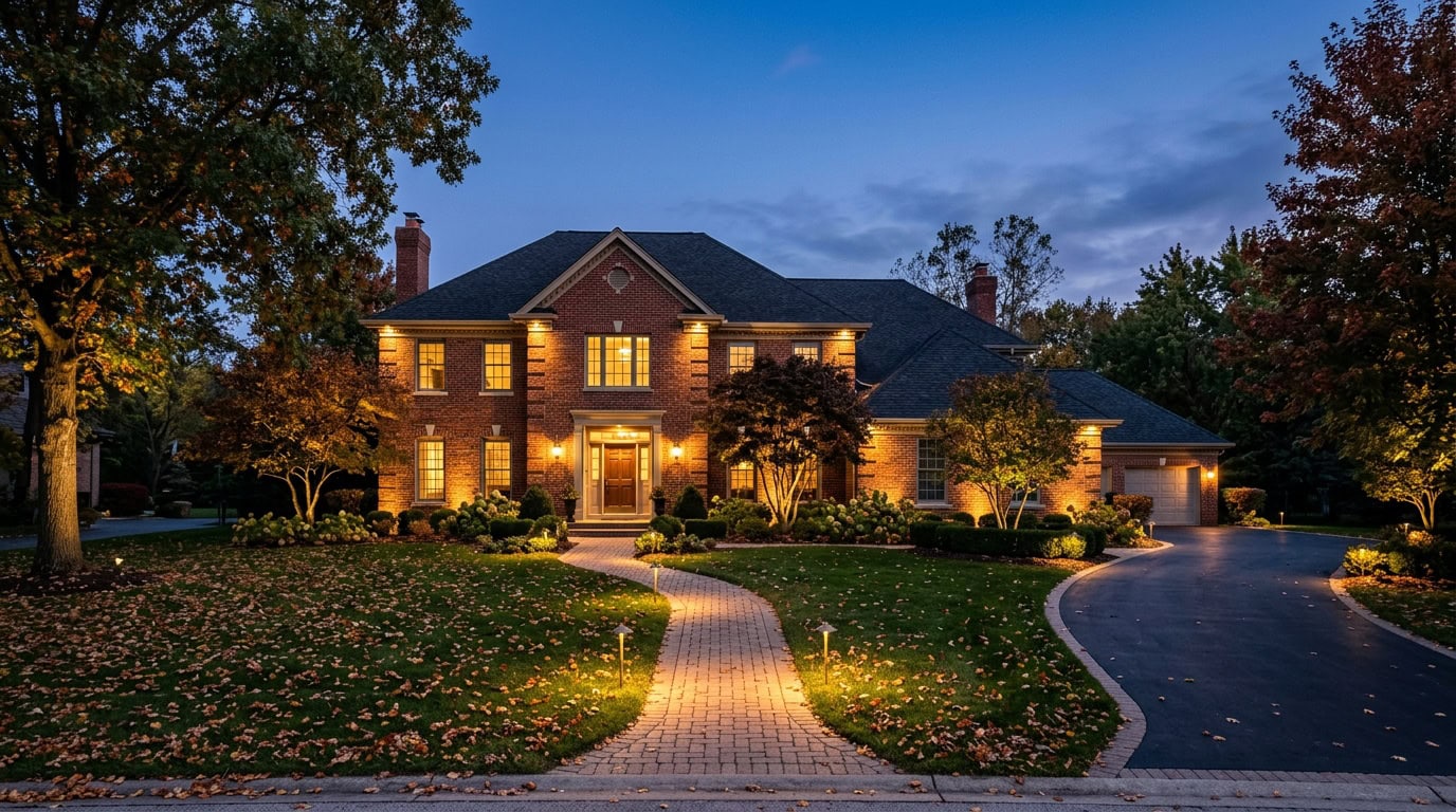 Plainfield, IL outdoor lighting installation