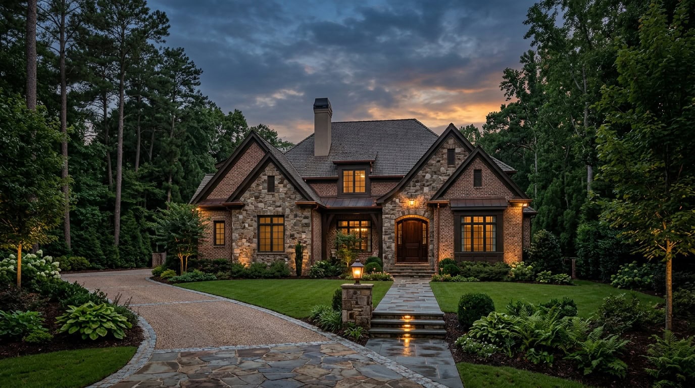 Georgia home with lighting installation