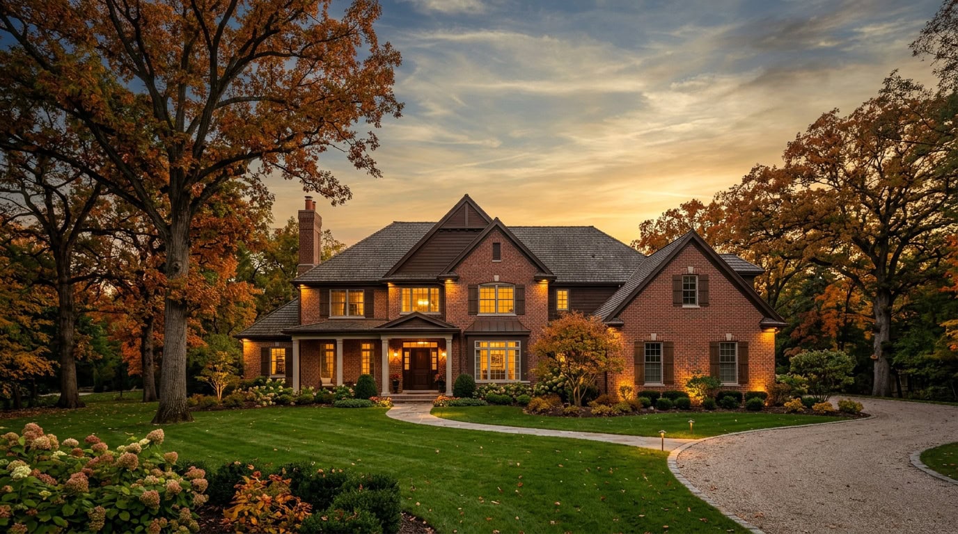 Illinois home with lighting installation