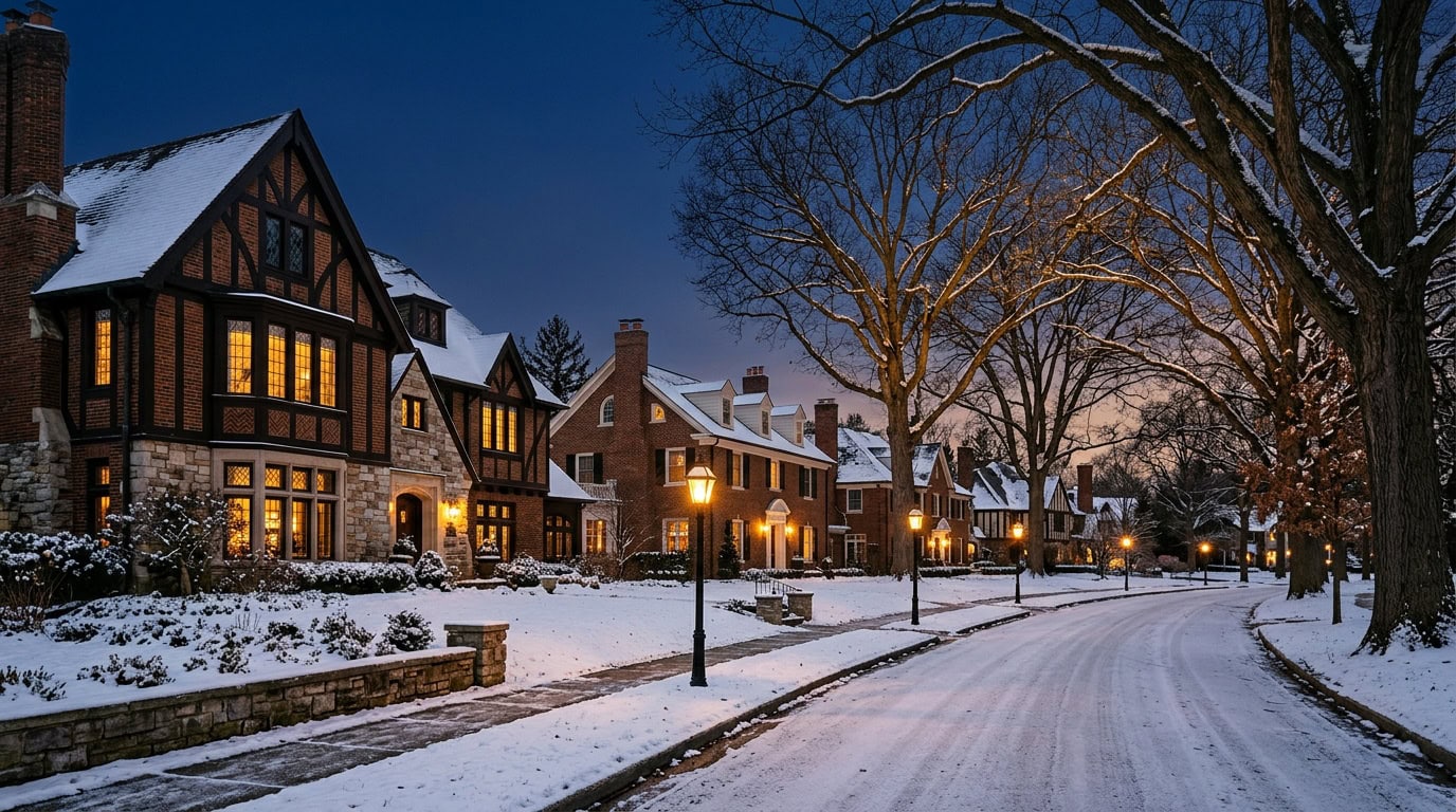 Michigan home with lighting installation