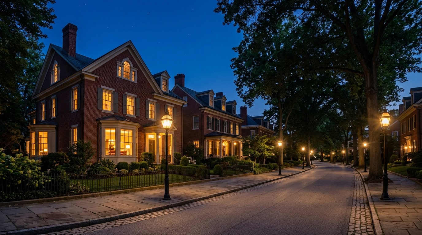 Pennsylvania home with lighting installation
